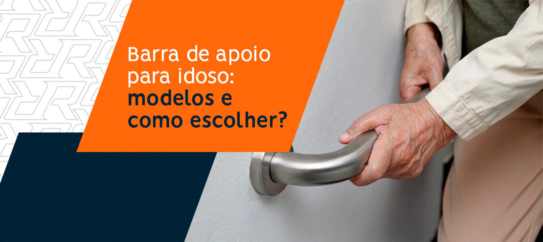 Barra de apoio para idoso: saiba como escolher e adaptar o banheiro Barra de apoio para idoso: saiba como escolher e adaptar o banheiro