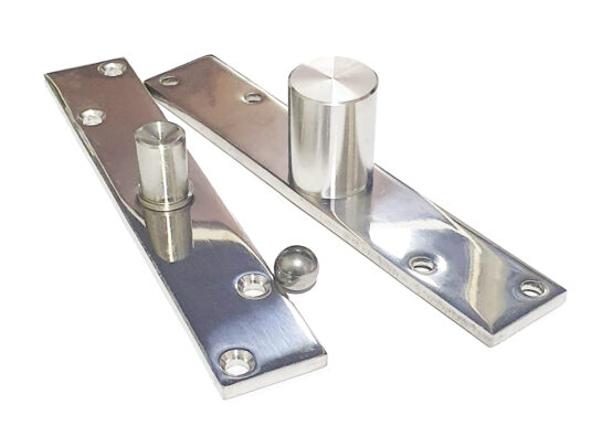 Dobradiça Porta Pivotante 350kg Pivô Grande Inox 304 Dobradiça Porta Pivotante 350kg Pivô Grande Inox 304