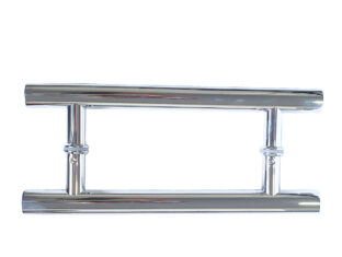 Puxador Porta Pivotante Portão Duplo Inox 304 30cm Redondo Puxador Porta Pivotante Portão Duplo Inox 304 30cm Redondo