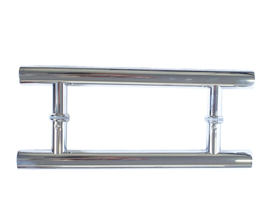 Puxador Porta Pivotante Portão Duplo Inox 304 30cm Redondo Puxador Porta Pivotante Portão Duplo Inox 304 30cm Redondo