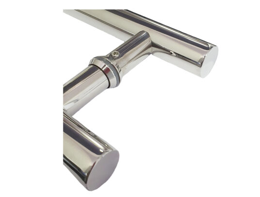 Puxador Porta Pivotante Portão Duplo Inox 304 30cm Redondo Puxador Porta Pivotante Portão Duplo Inox 304 30cm Redondo