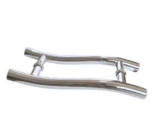 Puxador Porta Pivotante Portão Duplo Inox 304 30cm S Puxador Porta Pivotante Portão Duplo Inox 304 30cm S