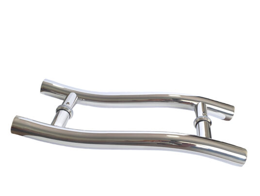 Puxador Porta Pivotante Portão Duplo Inox 304 30cm S Puxador Porta Pivotante Portão Duplo Inox 304 30cm S