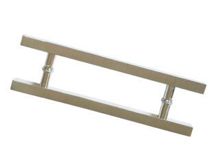 Puxador Porta Pivotante Portão Duplo Inox 304 45cm Quadrado Puxador Porta Pivotante Portão Duplo Inox 304 45cm Quadrado