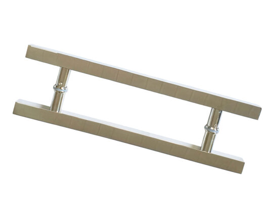 Puxador Porta Pivotante Portão Duplo Inox 304 45cm Quadrado Puxador Porta Pivotante Portão Duplo Inox 304 45cm Quadrado