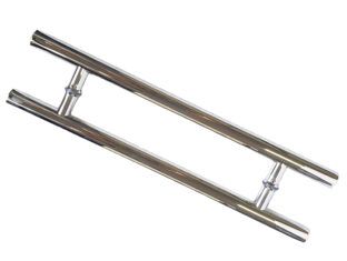 Puxador Porta Pivotante Portão Duplo Inox 304 80cm Redondo Puxador Porta Pivotante Portão Duplo Inox 304 80cm Redondo