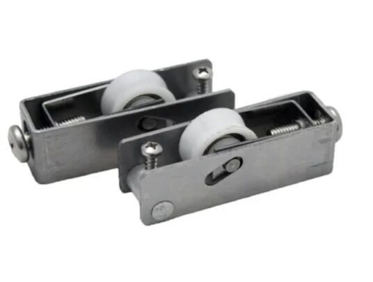 Carrinho Roldana Suprema Inox Trilho Convencional V 100kg Carrinho Roldana Suprema Inox Trilho Convencional V 100kg