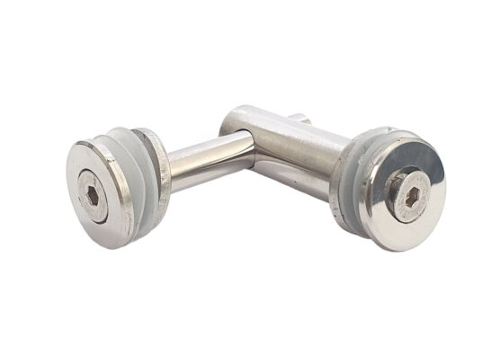 Conector Para Vidro Aço Inox 304 90º Vidro Vidro Conector Para Vidro Aço Inox 304 90º Vidro Vidro