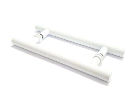 Puxador Porta Pivotante H em Alumínio 30cm Puxador Porta Pivotante H em Alumínio 30cm