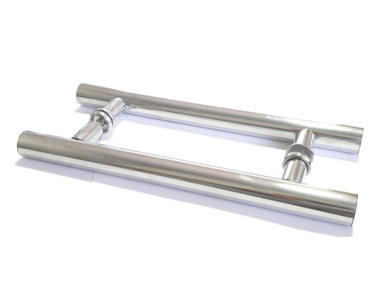 Puxador Porta Pivotante H em Alumínio 30cm Puxador Porta Pivotante H em Alumínio 30cm