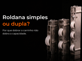 Roldana simples ou dupla: por que dobrar o carrinho não dobra a capacidade Roldana simples ou dupla: por que dobrar o carrinho não dobra a capacidade